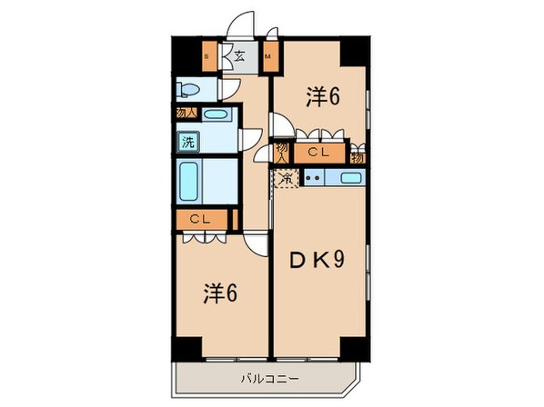 ルーブル浜松町の物件間取画像